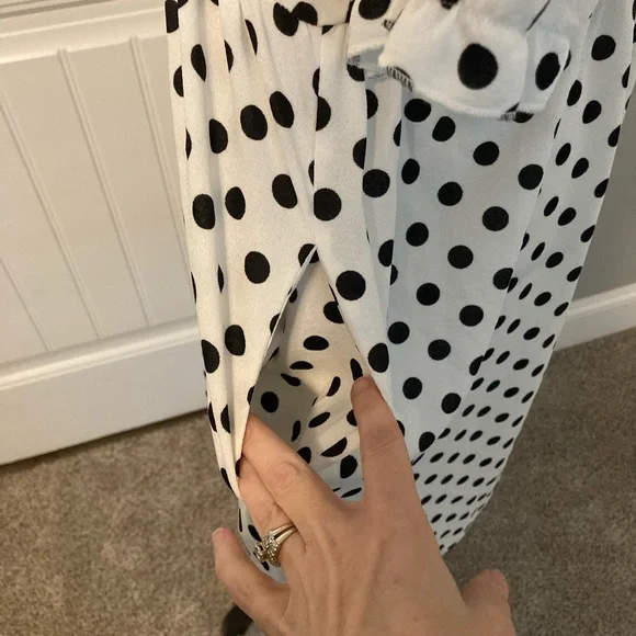Suzanne Betro black & white polka dot dress - Picture 7 of 14